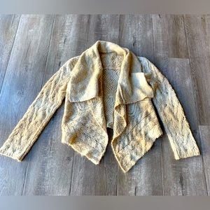 Cropped Tan Cardigan